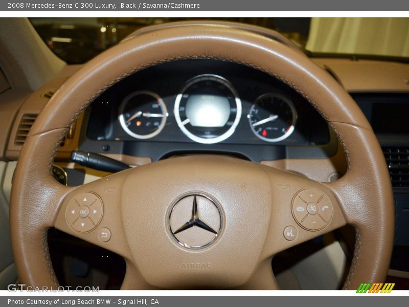 Black / Savanna/Cashmere 2008 Mercedes-Benz C 300 Luxury
