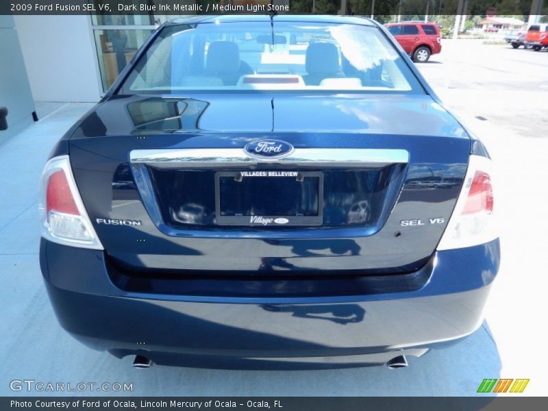 Dark Blue Ink Metallic / Medium Light Stone 2009 Ford Fusion SEL V6