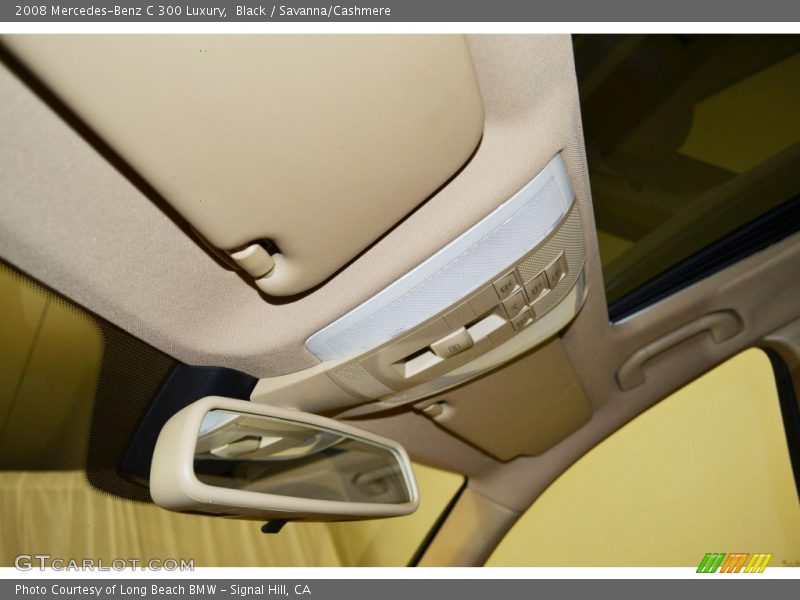 Black / Savanna/Cashmere 2008 Mercedes-Benz C 300 Luxury