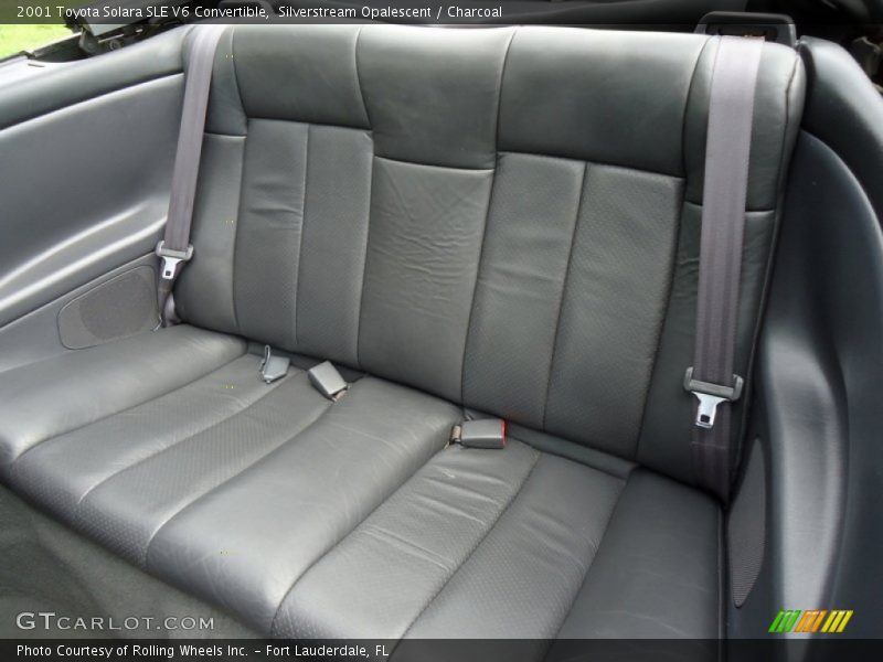 Rear Seat of 2001 Solara SLE V6 Convertible