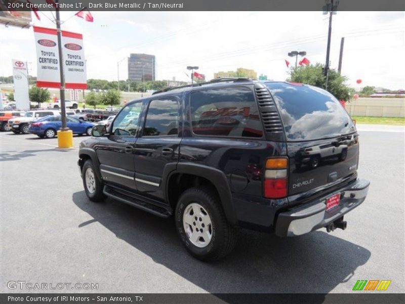 Dark Blue Metallic / Tan/Neutral 2004 Chevrolet Tahoe LT