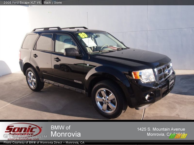 Black / Stone 2008 Ford Escape XLT V6