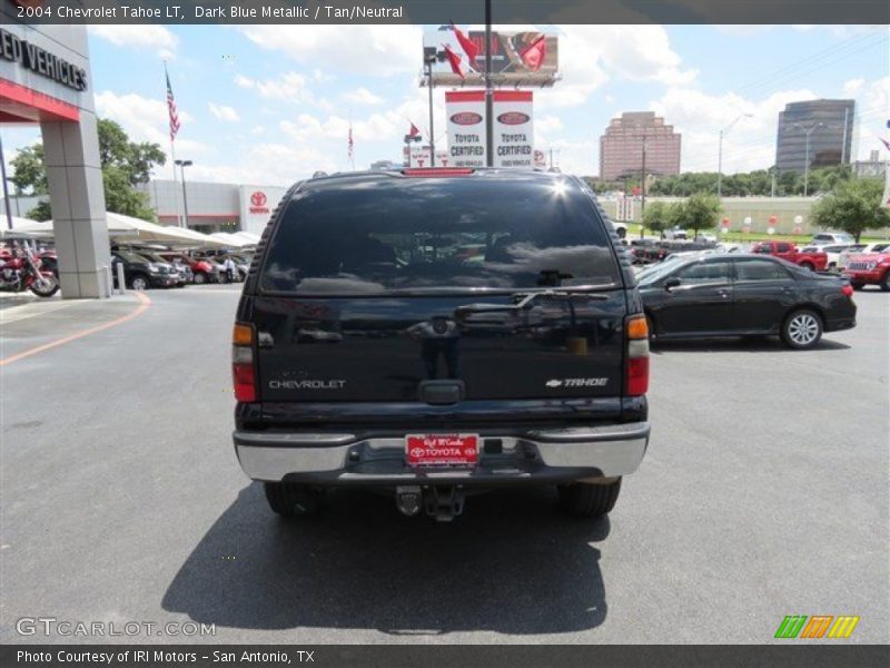 Dark Blue Metallic / Tan/Neutral 2004 Chevrolet Tahoe LT
