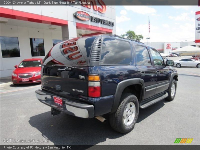 Dark Blue Metallic / Tan/Neutral 2004 Chevrolet Tahoe LT