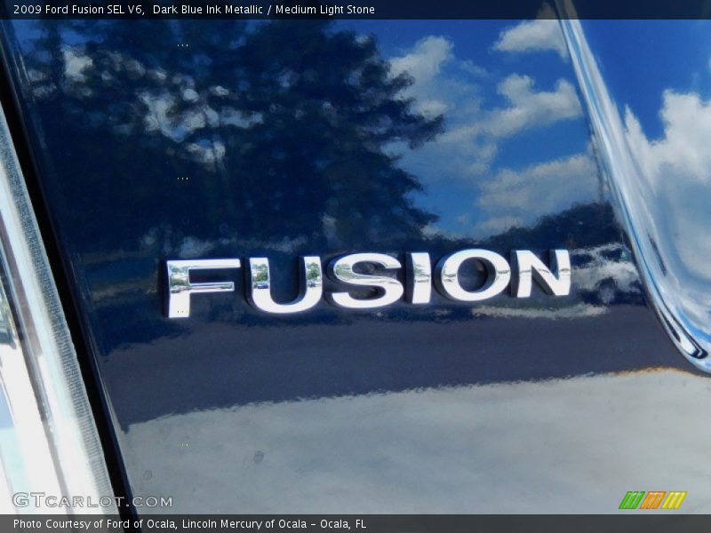 Dark Blue Ink Metallic / Medium Light Stone 2009 Ford Fusion SEL V6