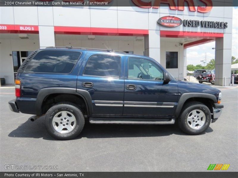 Dark Blue Metallic / Tan/Neutral 2004 Chevrolet Tahoe LT