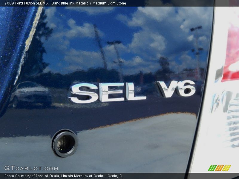 Dark Blue Ink Metallic / Medium Light Stone 2009 Ford Fusion SEL V6