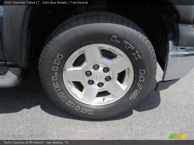 Dark Blue Metallic / Tan/Neutral 2004 Chevrolet Tahoe LT