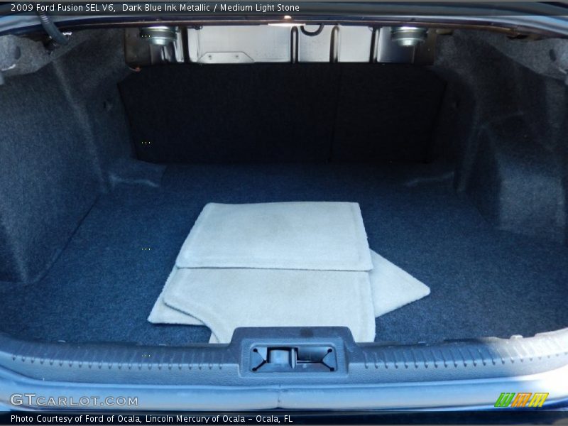 Dark Blue Ink Metallic / Medium Light Stone 2009 Ford Fusion SEL V6