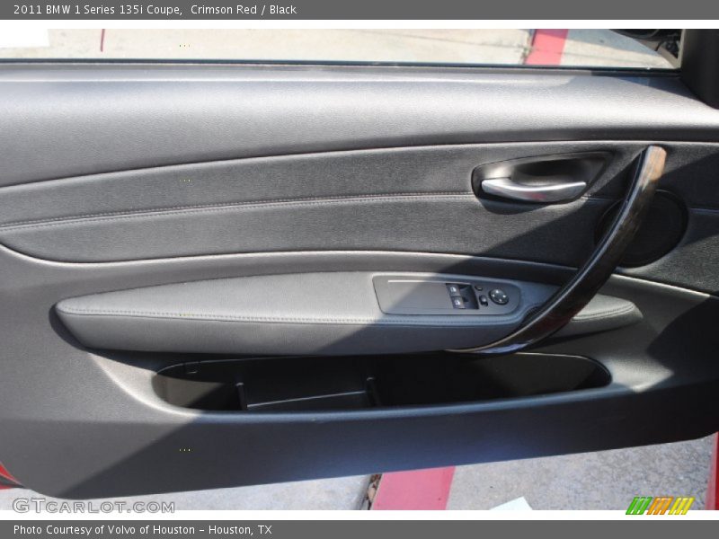 Crimson Red / Black 2011 BMW 1 Series 135i Coupe