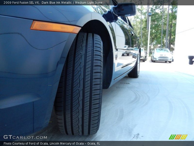 Dark Blue Ink Metallic / Medium Light Stone 2009 Ford Fusion SEL V6