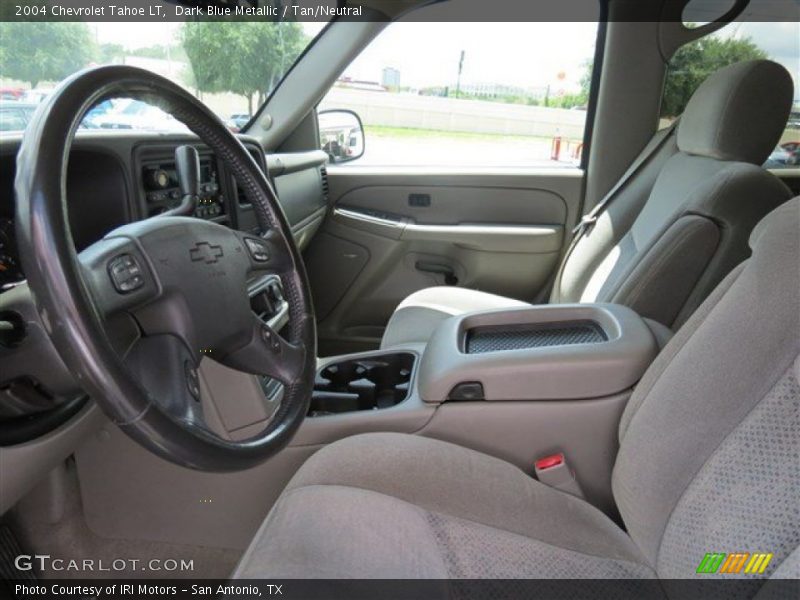 Dark Blue Metallic / Tan/Neutral 2004 Chevrolet Tahoe LT