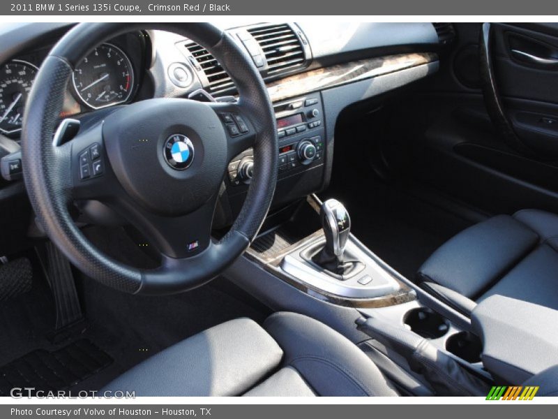 Crimson Red / Black 2011 BMW 1 Series 135i Coupe