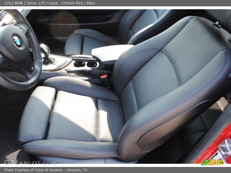 Crimson Red / Black 2011 BMW 1 Series 135i Coupe