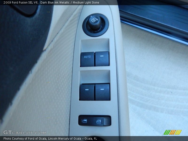 Dark Blue Ink Metallic / Medium Light Stone 2009 Ford Fusion SEL V6