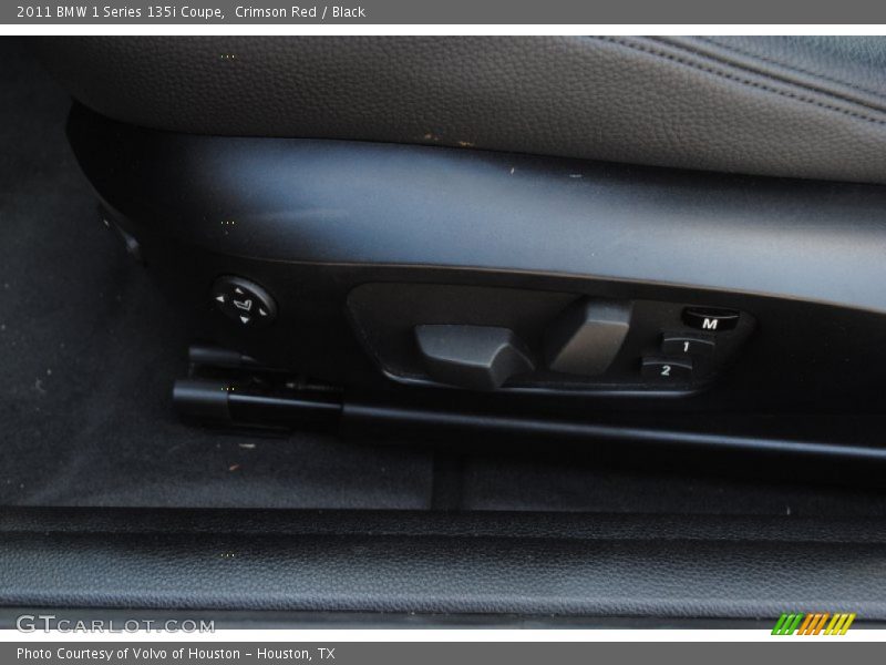 Crimson Red / Black 2011 BMW 1 Series 135i Coupe