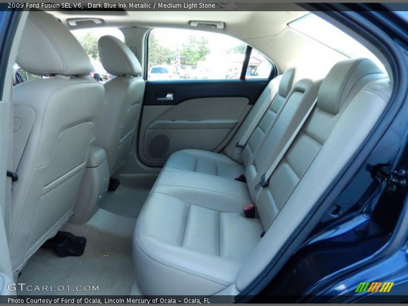 Dark Blue Ink Metallic / Medium Light Stone 2009 Ford Fusion SEL V6