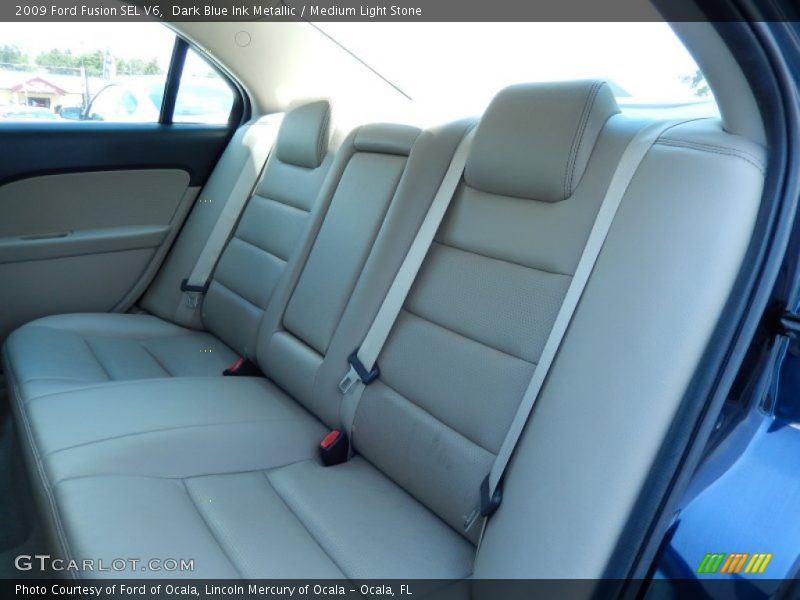 Dark Blue Ink Metallic / Medium Light Stone 2009 Ford Fusion SEL V6