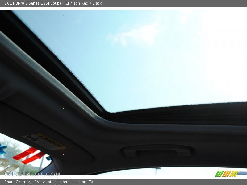 Crimson Red / Black 2011 BMW 1 Series 135i Coupe