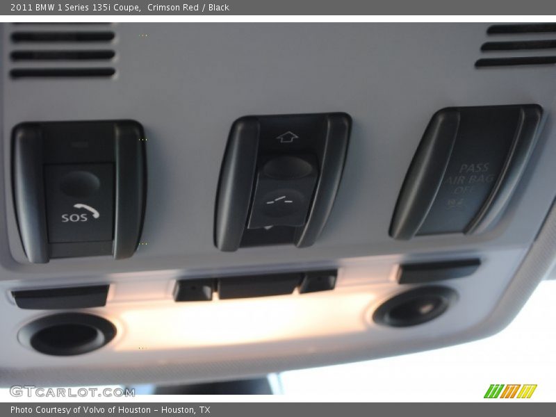 Crimson Red / Black 2011 BMW 1 Series 135i Coupe