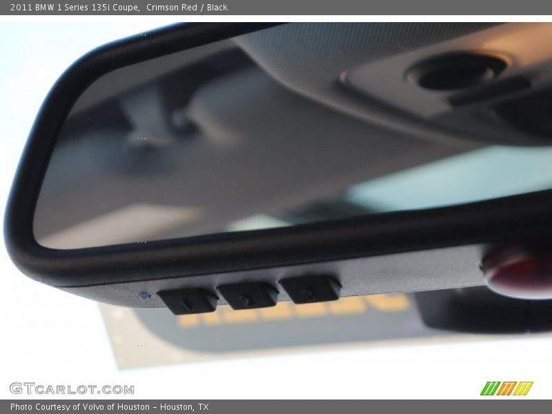 Crimson Red / Black 2011 BMW 1 Series 135i Coupe