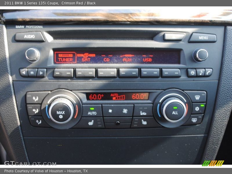 Crimson Red / Black 2011 BMW 1 Series 135i Coupe