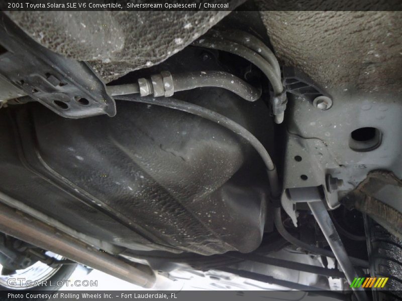 Undercarriage of 2001 Solara SLE V6 Convertible