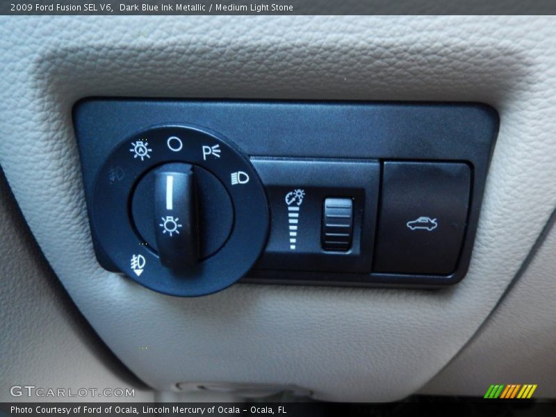 Dark Blue Ink Metallic / Medium Light Stone 2009 Ford Fusion SEL V6