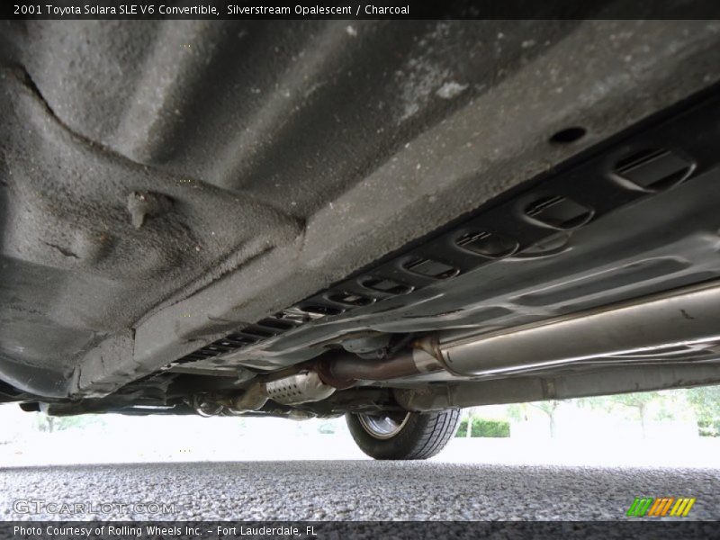 Undercarriage of 2001 Solara SLE V6 Convertible