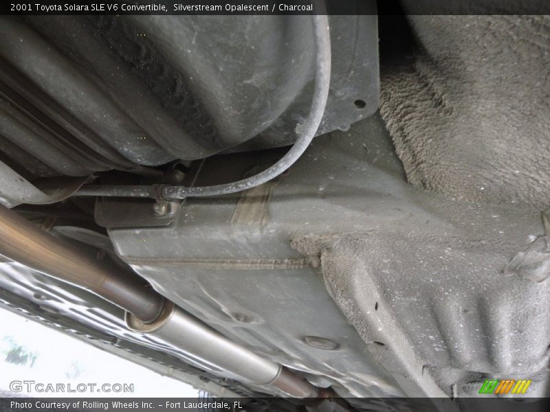 Undercarriage of 2001 Solara SLE V6 Convertible