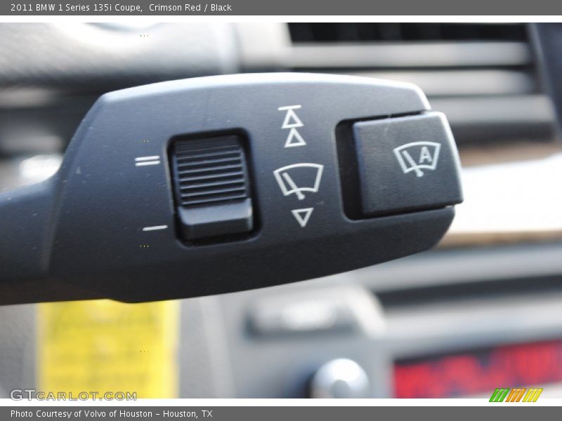 Crimson Red / Black 2011 BMW 1 Series 135i Coupe