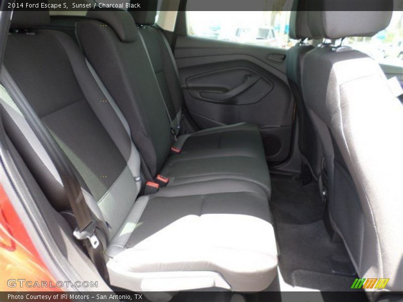 Sunset / Charcoal Black 2014 Ford Escape S