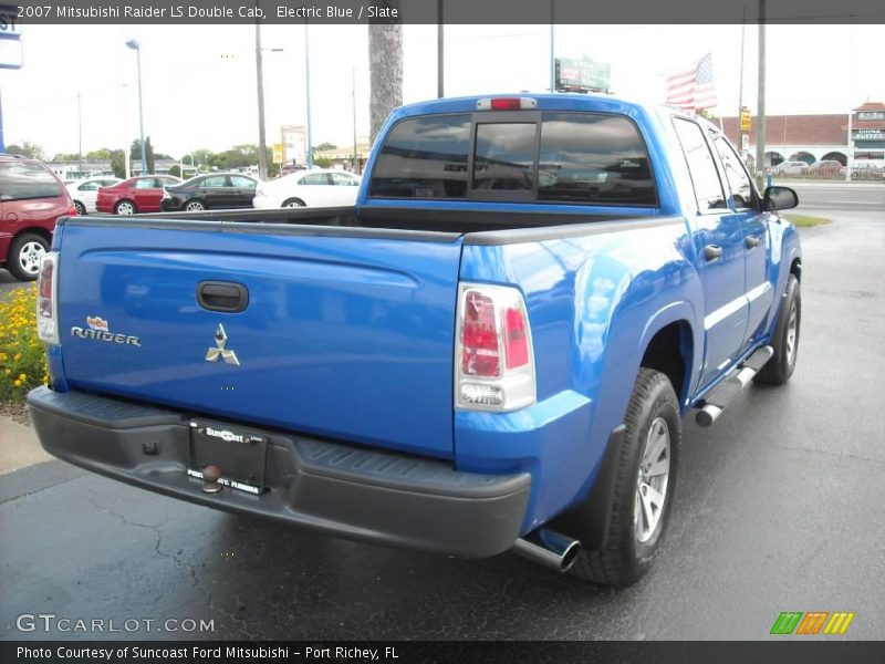 Electric Blue / Slate 2007 Mitsubishi Raider LS Double Cab