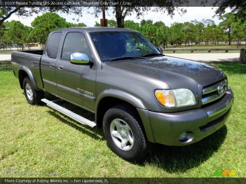 Phantom Gray Pearl / Gray 2003 Toyota Tundra SR5 Access Cab 4x4