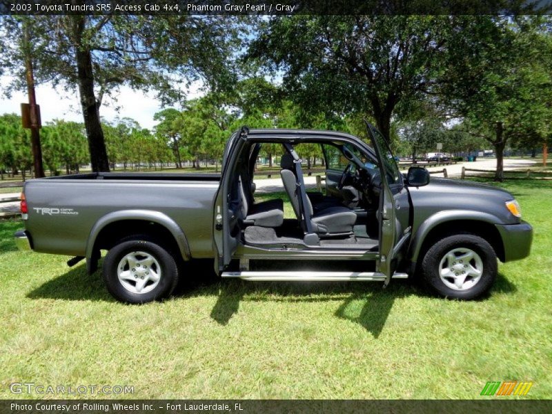 Phantom Gray Pearl / Gray 2003 Toyota Tundra SR5 Access Cab 4x4