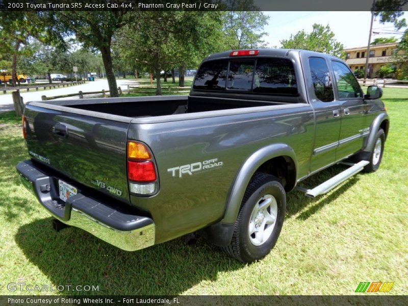 Phantom Gray Pearl / Gray 2003 Toyota Tundra SR5 Access Cab 4x4