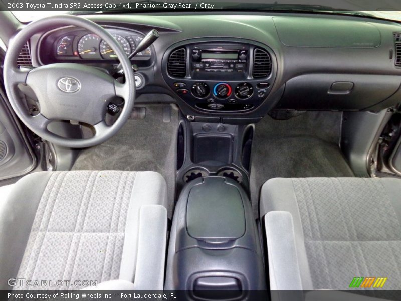 Phantom Gray Pearl / Gray 2003 Toyota Tundra SR5 Access Cab 4x4