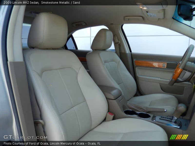 Smokestone Metallic / Sand 2009 Lincoln MKZ Sedan