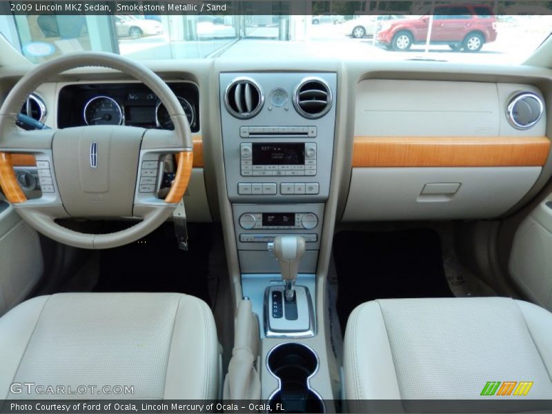 Smokestone Metallic / Sand 2009 Lincoln MKZ Sedan