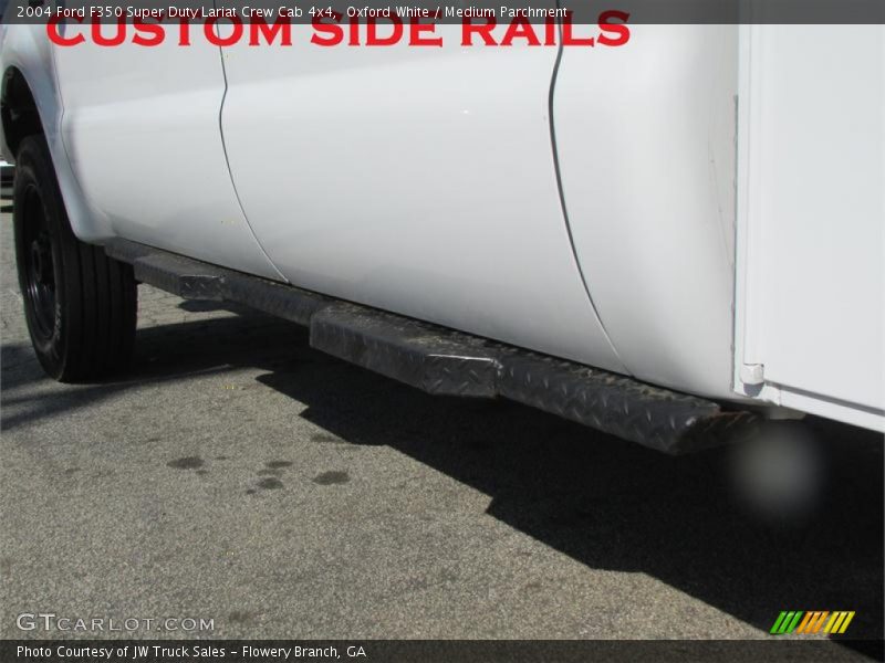 Oxford White / Medium Parchment 2004 Ford F350 Super Duty Lariat Crew Cab 4x4
