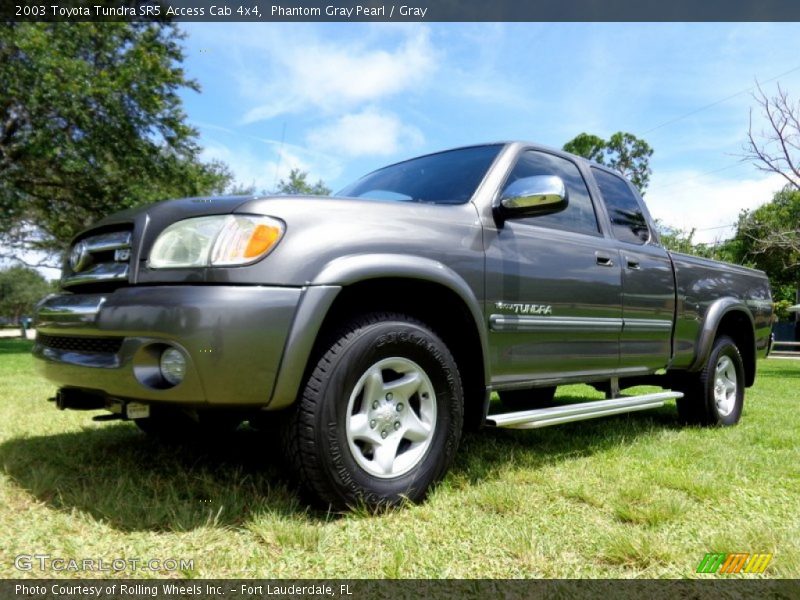 Phantom Gray Pearl / Gray 2003 Toyota Tundra SR5 Access Cab 4x4