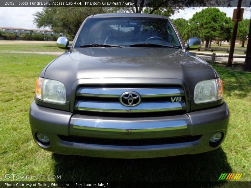 Phantom Gray Pearl / Gray 2003 Toyota Tundra SR5 Access Cab 4x4