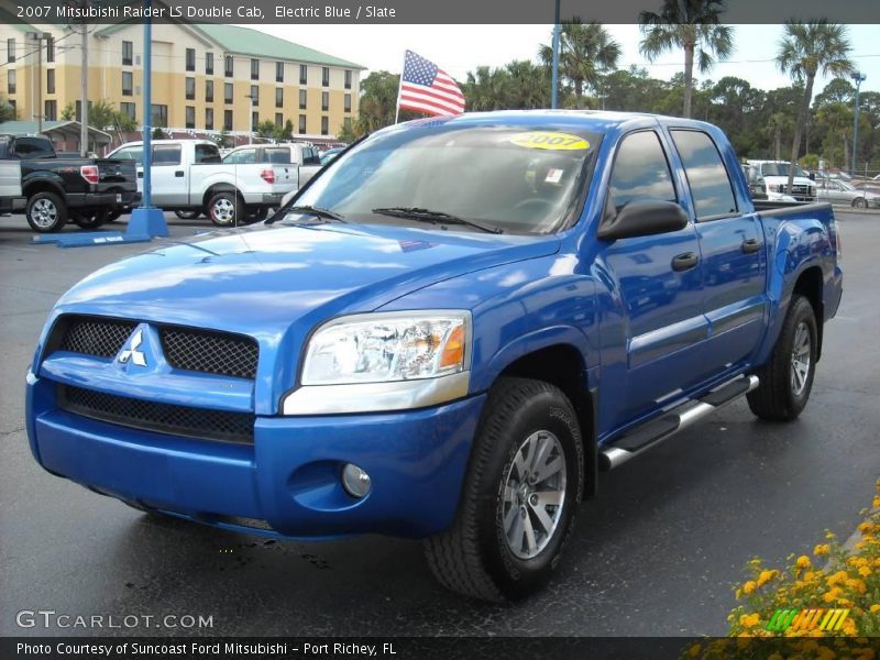 Electric Blue / Slate 2007 Mitsubishi Raider LS Double Cab