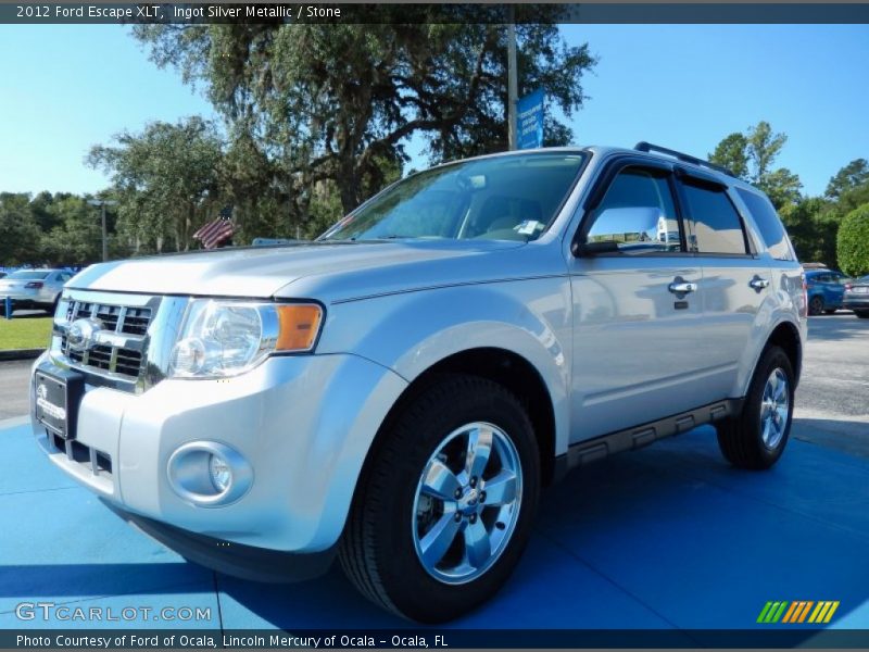 Ingot Silver Metallic / Stone 2012 Ford Escape XLT