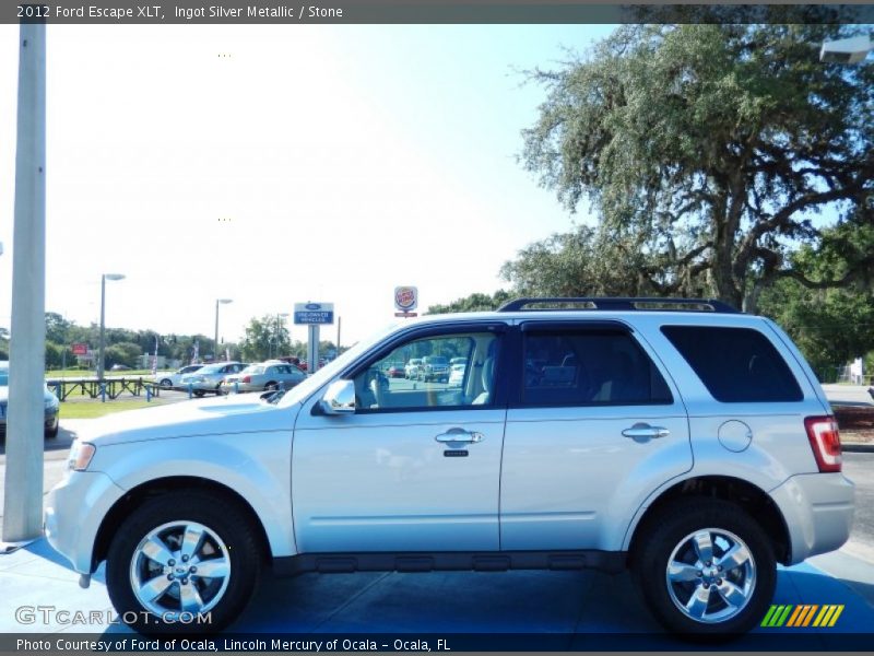 Ingot Silver Metallic / Stone 2012 Ford Escape XLT