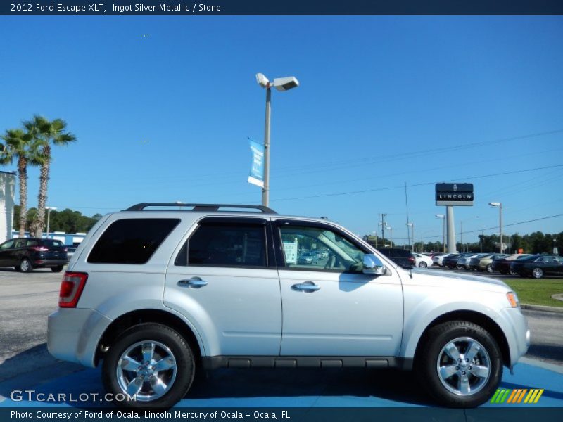 Ingot Silver Metallic / Stone 2012 Ford Escape XLT