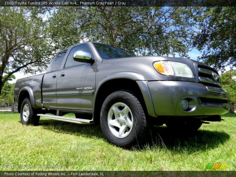 Phantom Gray Pearl / Gray 2003 Toyota Tundra SR5 Access Cab 4x4