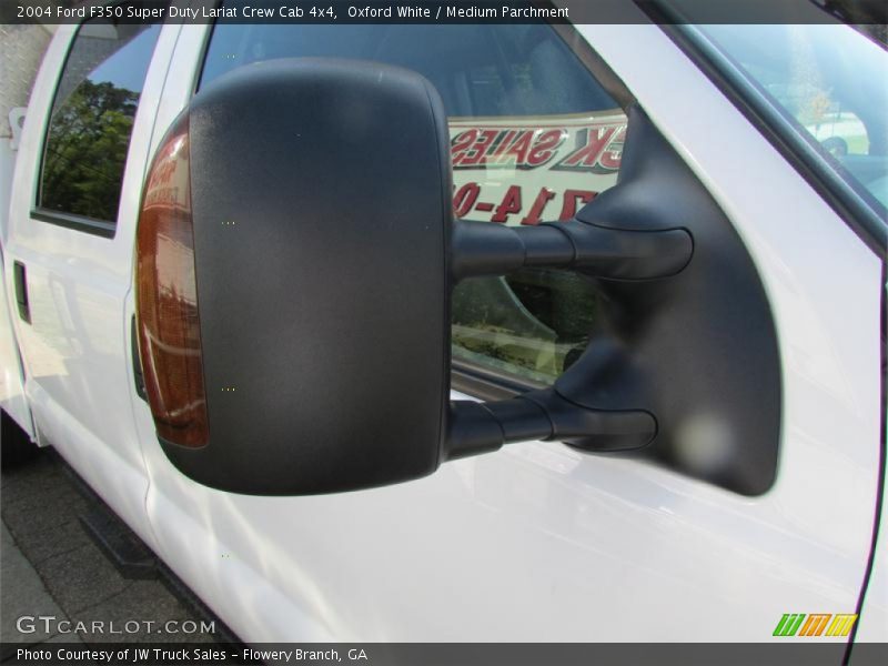 Oxford White / Medium Parchment 2004 Ford F350 Super Duty Lariat Crew Cab 4x4