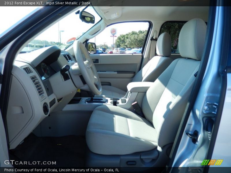 Ingot Silver Metallic / Stone 2012 Ford Escape XLT