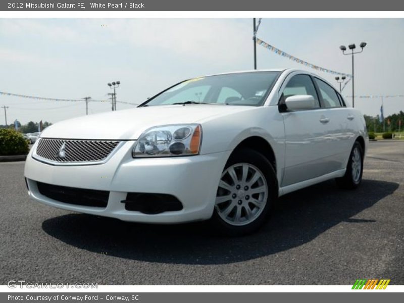White Pearl / Black 2012 Mitsubishi Galant FE